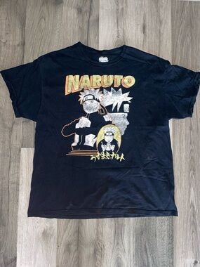 Ripple Junction Black Naruto Shippuden 20th Anniversary Tee